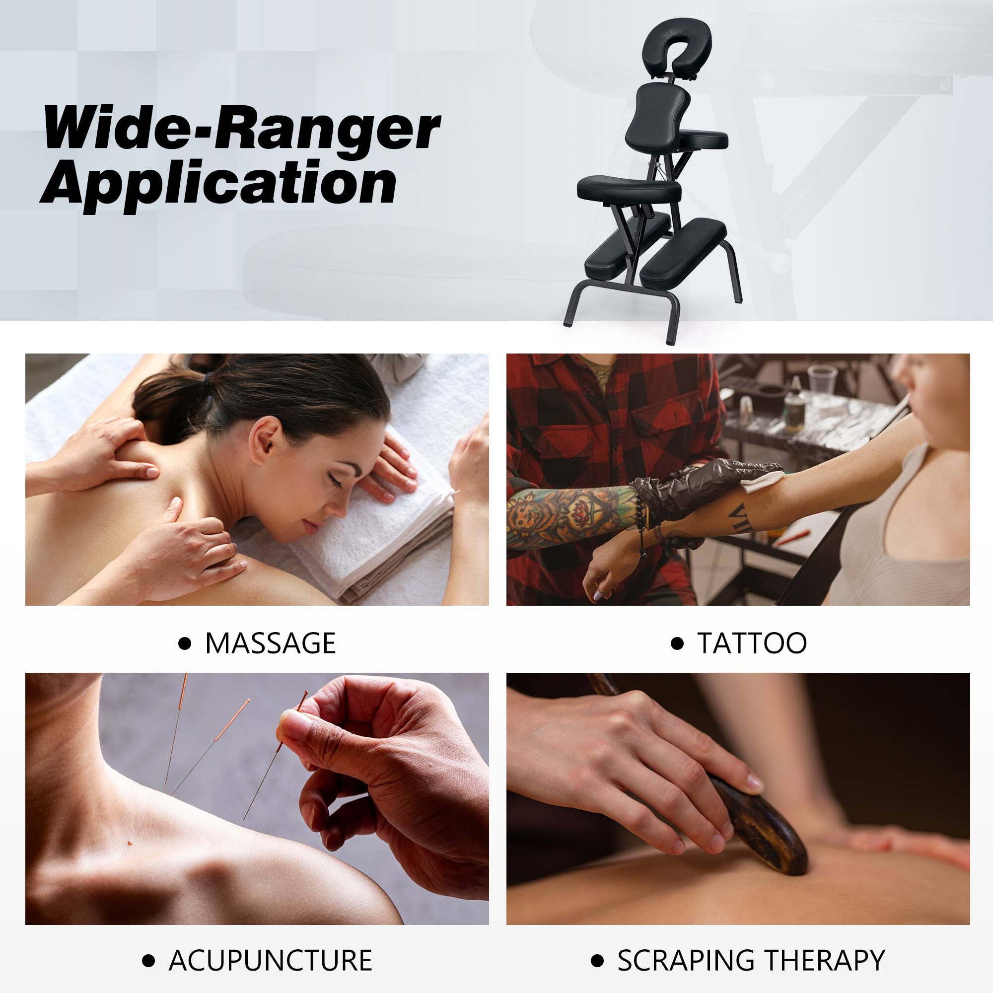 Wide-Ranger Application

Massage
Tattoo
Acupuncture
Scraping Therapy