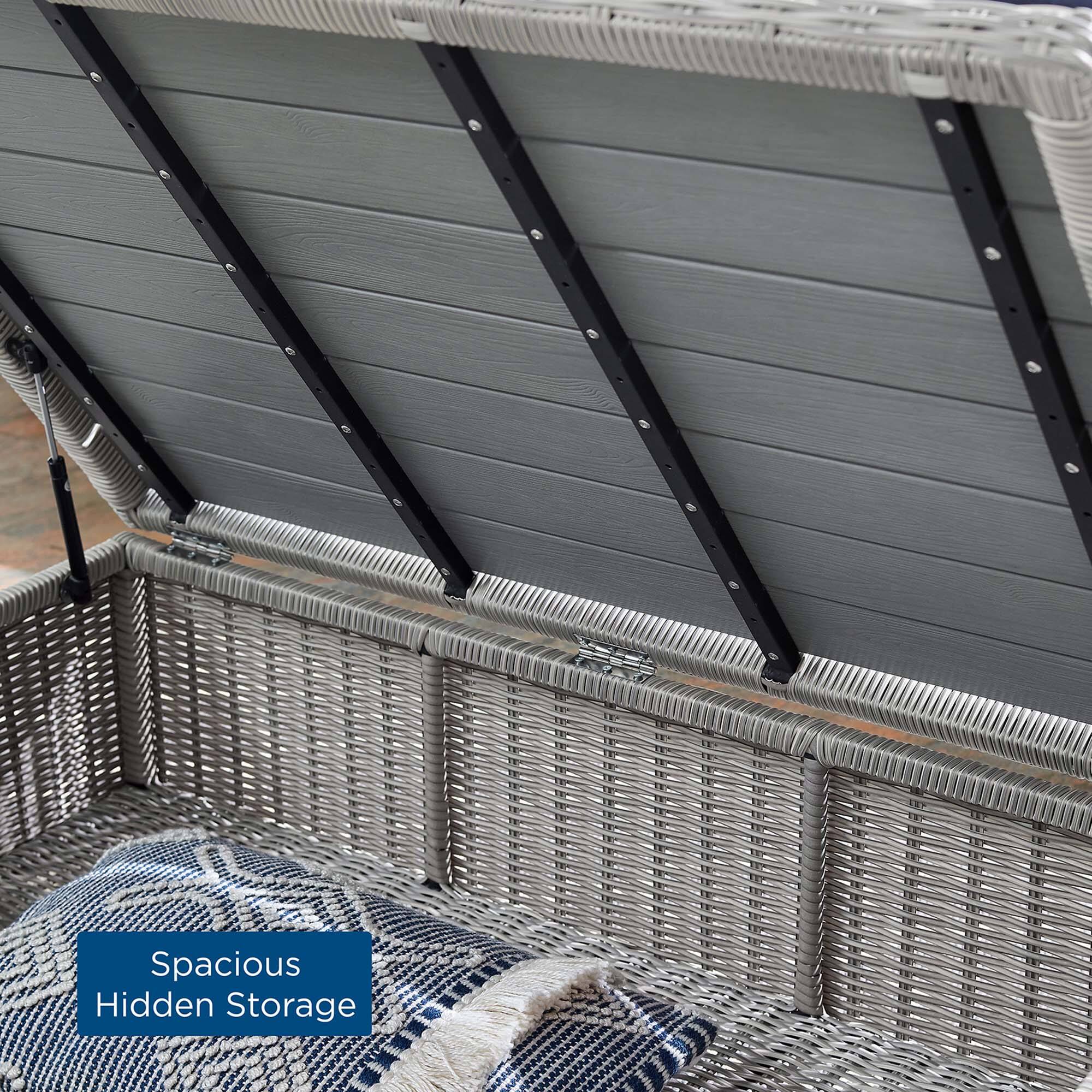 Spacious Hidden Storage