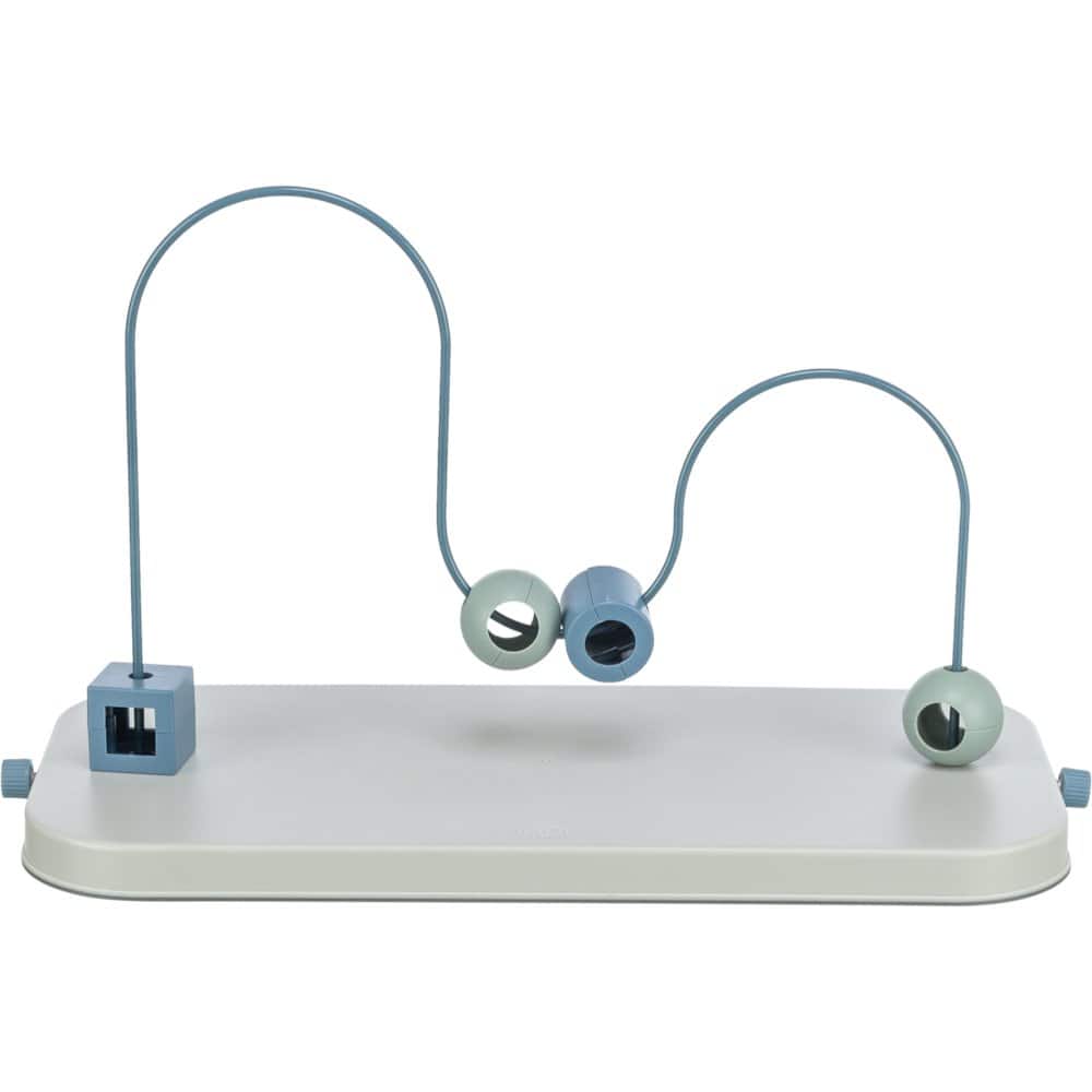 TRIXIE - Dog Activity Skills Loop Strategy Game, Level 4 Advanced Food Puzzle - Blue/Gray