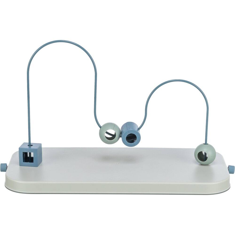 Front. TRIXIE - Dog Activity Skills Loop Strategy Game, Level 4 Advanced Food Puzzle - Blue/Gray.