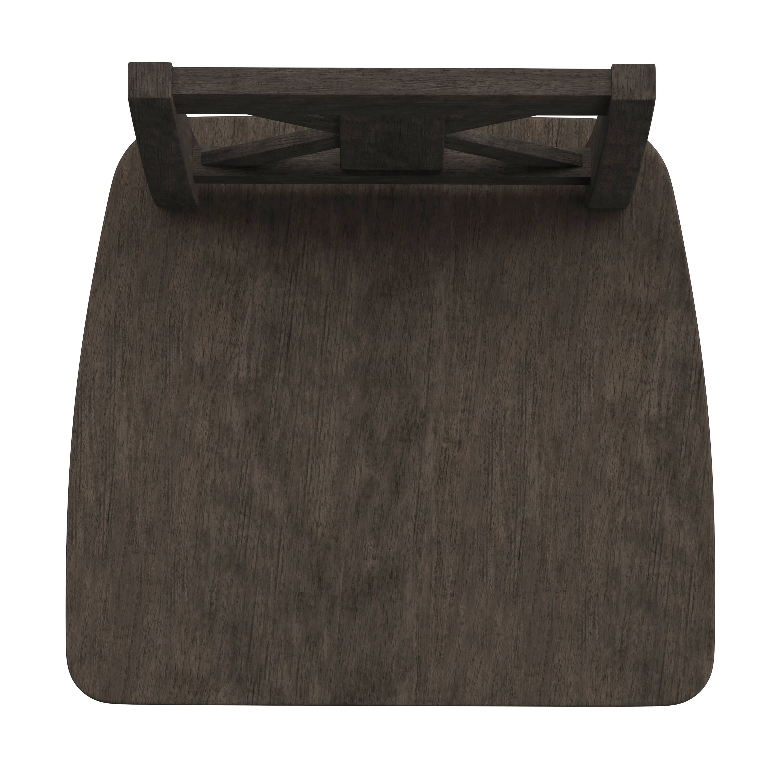 Alt View 1. Flash Furniture - Gwendolyn Commercial Grade Solid Wood Modern Farmhouse Swivel Counter Height Barstool in Gray Wash Walnut - Gray.