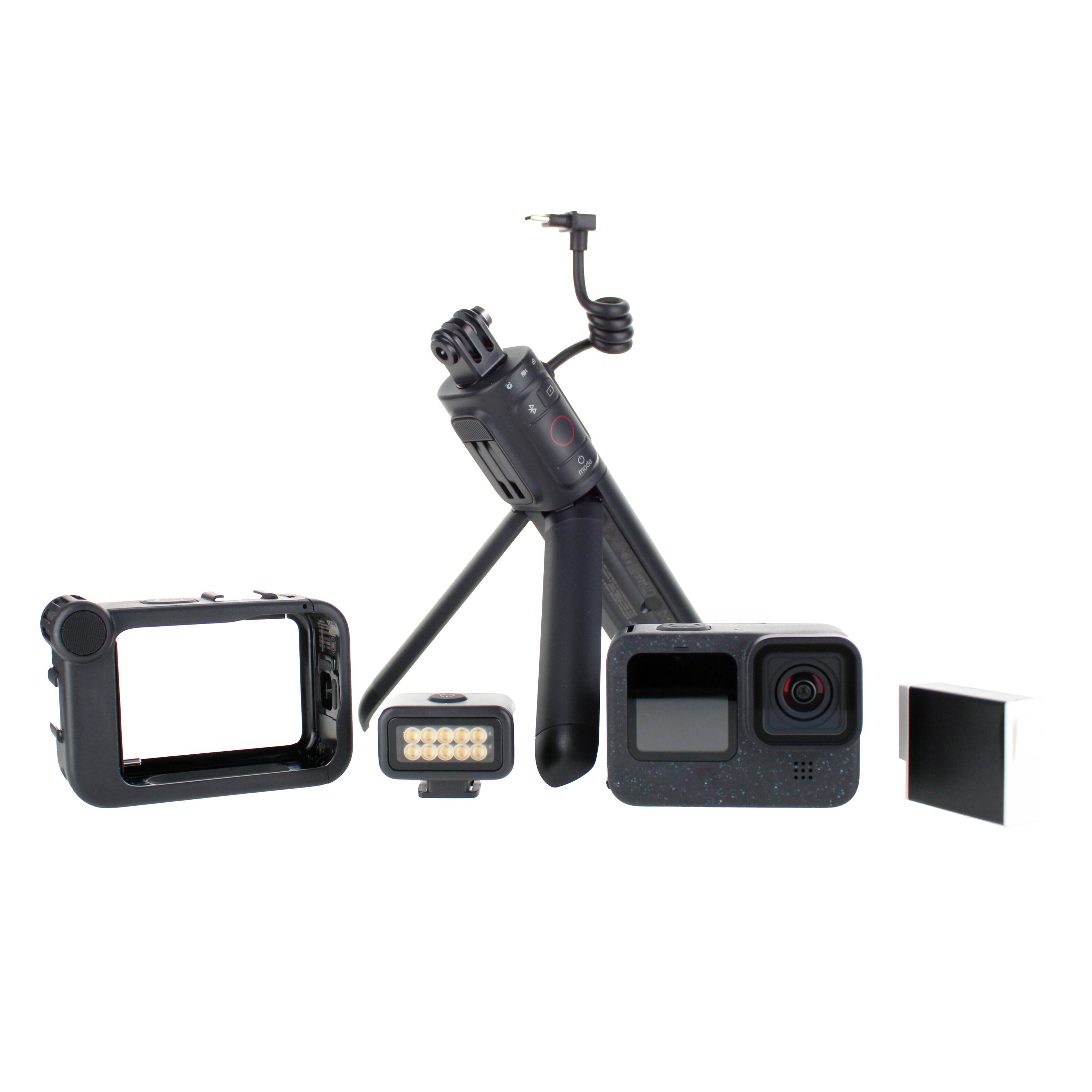 Left. GoPro - GoPro HERO12 Creator Edition - Action Camera + 64GB + 50 Piece Accessory Kit.