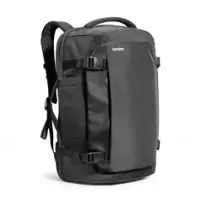 tomtoc - Navigator-T66 Laptop Travel Backpack, TSA Friendly Flight Approved Carry-on Luggage Weekender Backpack, Fit 17.3" Laptop - Black - Front_Zoom