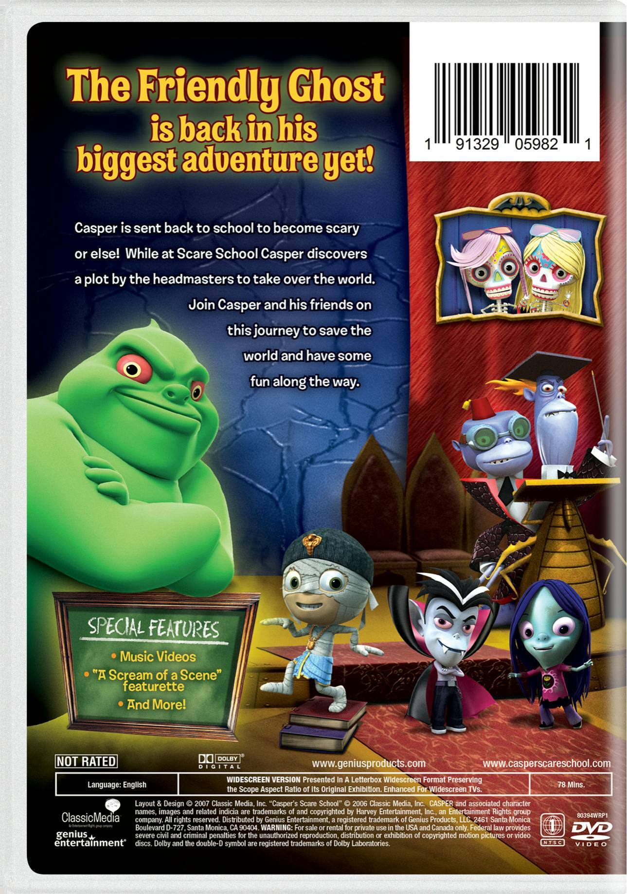 Angle. Casper's Scare School [DVD].