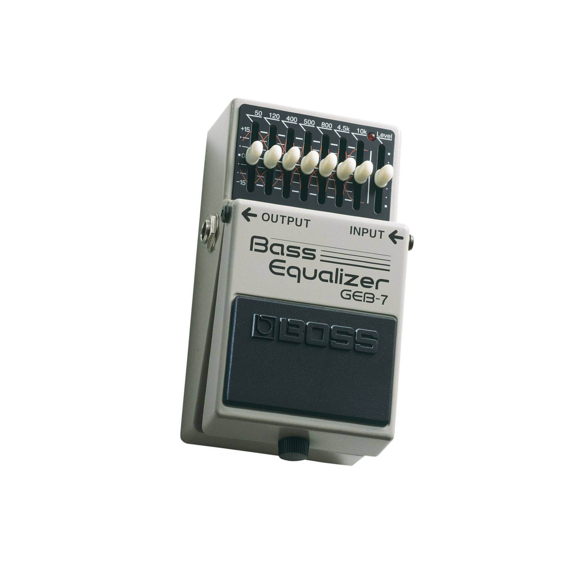 50 120 400 500 800 4.5k +15 10k / Level  
OUTPUT INPUT  
Bass Equalizer GEB-7  
BOSS