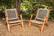 Alt View 20. Patio Sense - Patio Sense Vega Natural Stain Outdoor Chair Acacia Wood Construction Hand Woven Seat Mid Century Design Armchair - Tan.