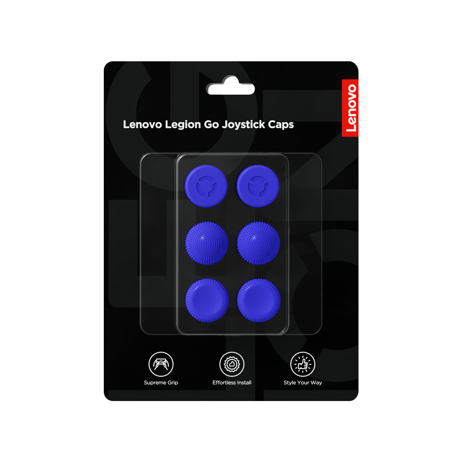 Lenovo - Legion Go Joystick Caps - Indigo Blue