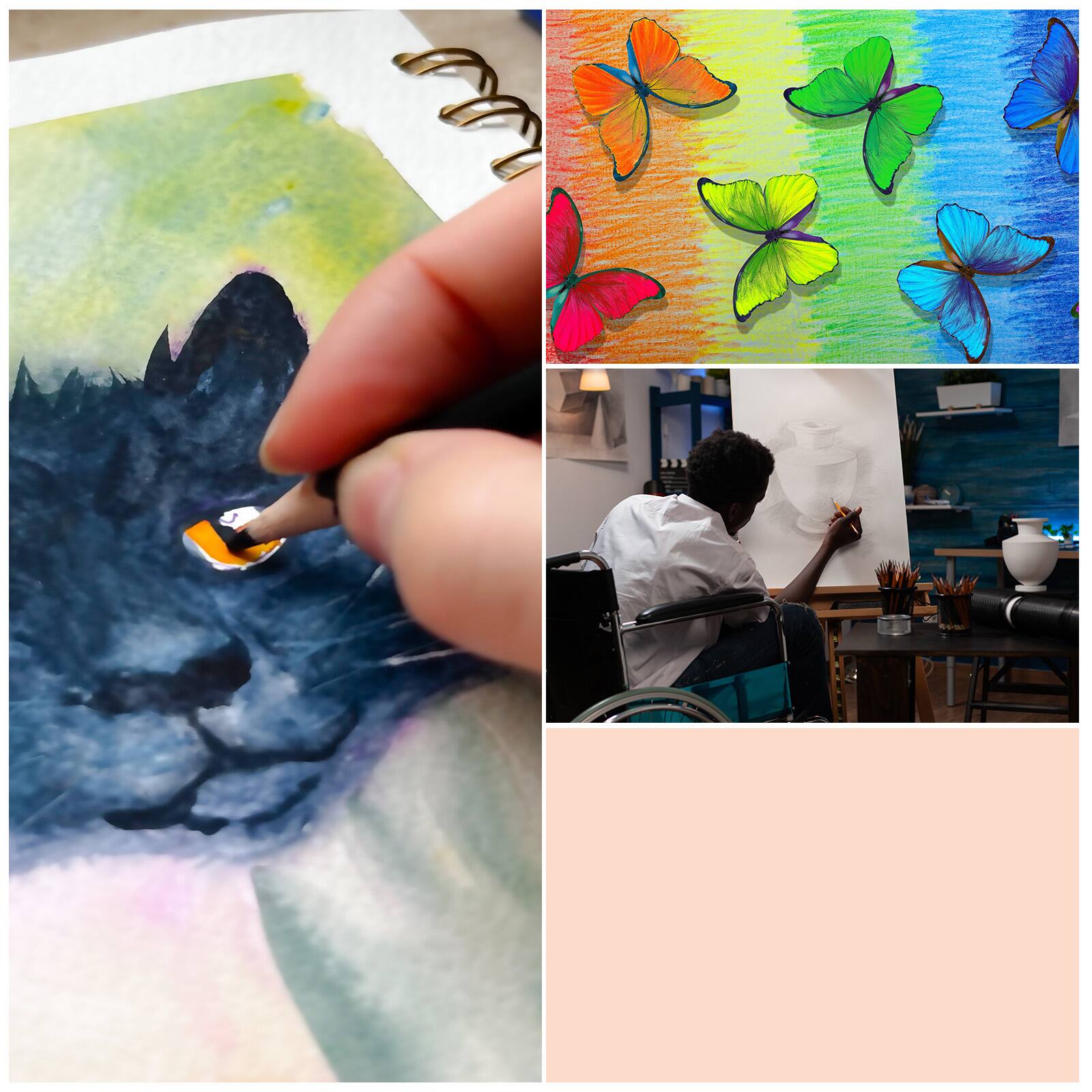 Alt View 3. Unique Bargains - 6pcs Grease Pencil, Peel Off Wax Pencil for Labeling Glass, Paper, Vinyl & More - Blue.