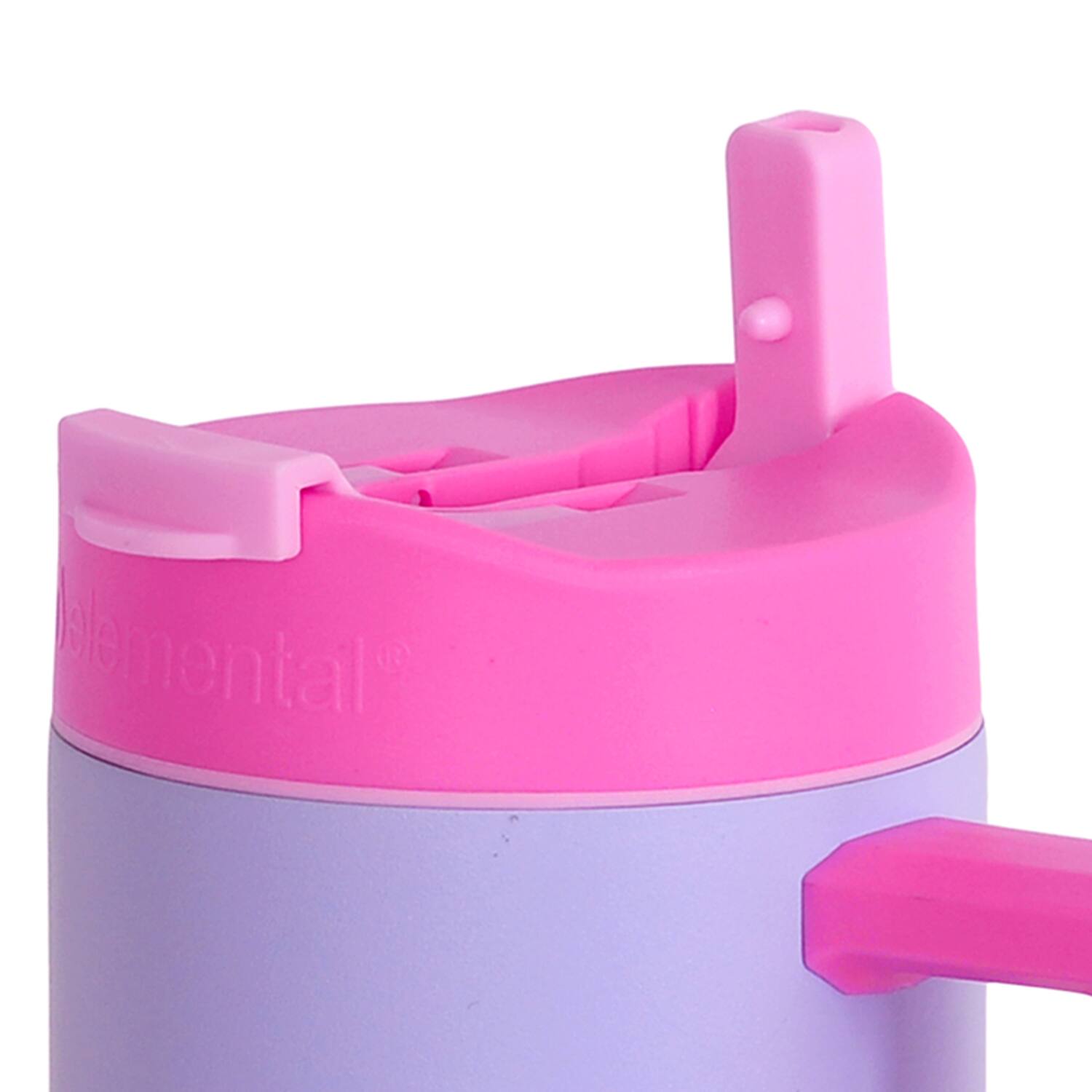 Back. Elemental - Commuter Stainless Steel Tumbler 32 Oz - Lilac Tie Dye.