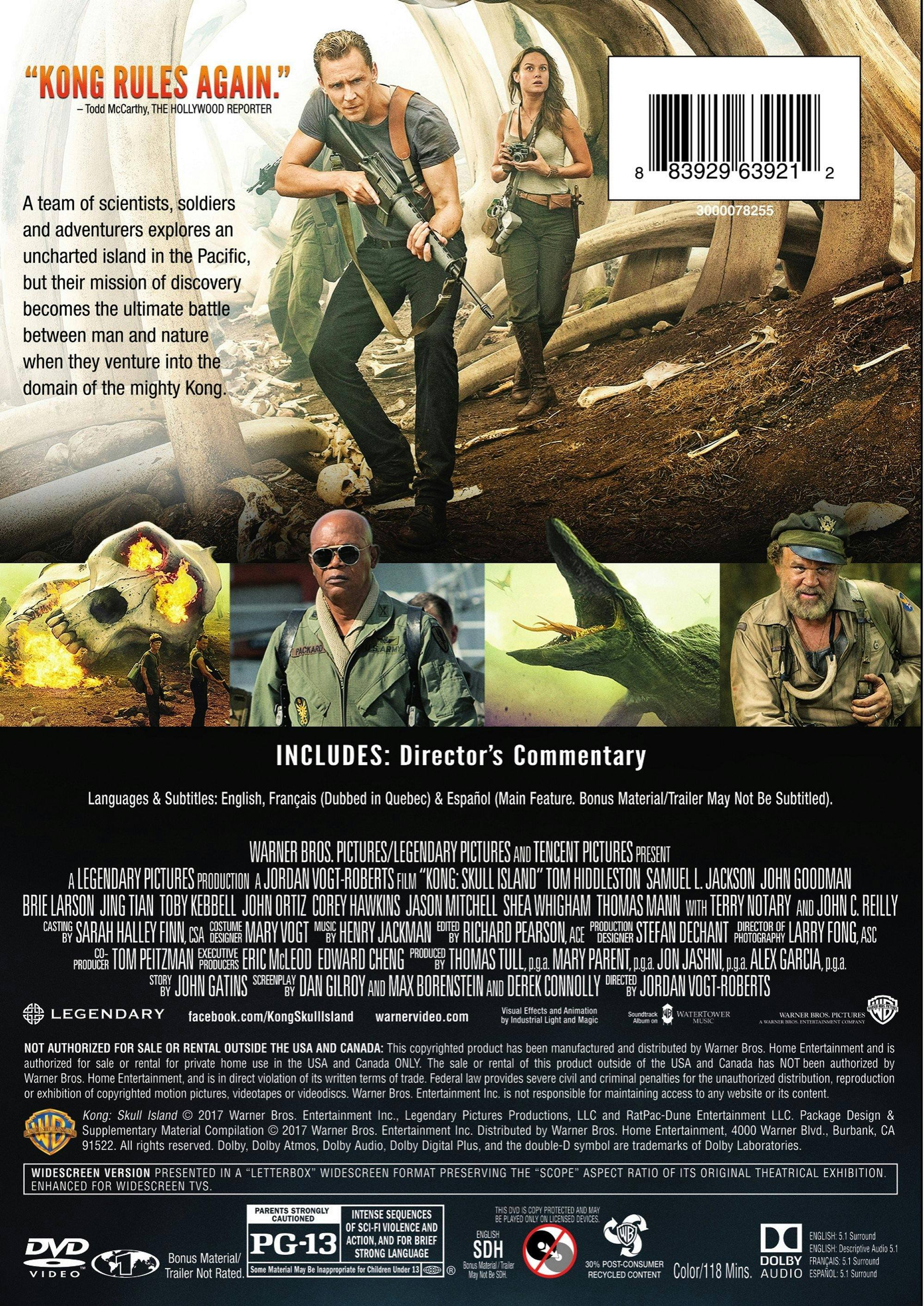 Kong Skull Island (DVD Single Disc) [DVD] - Best Buy