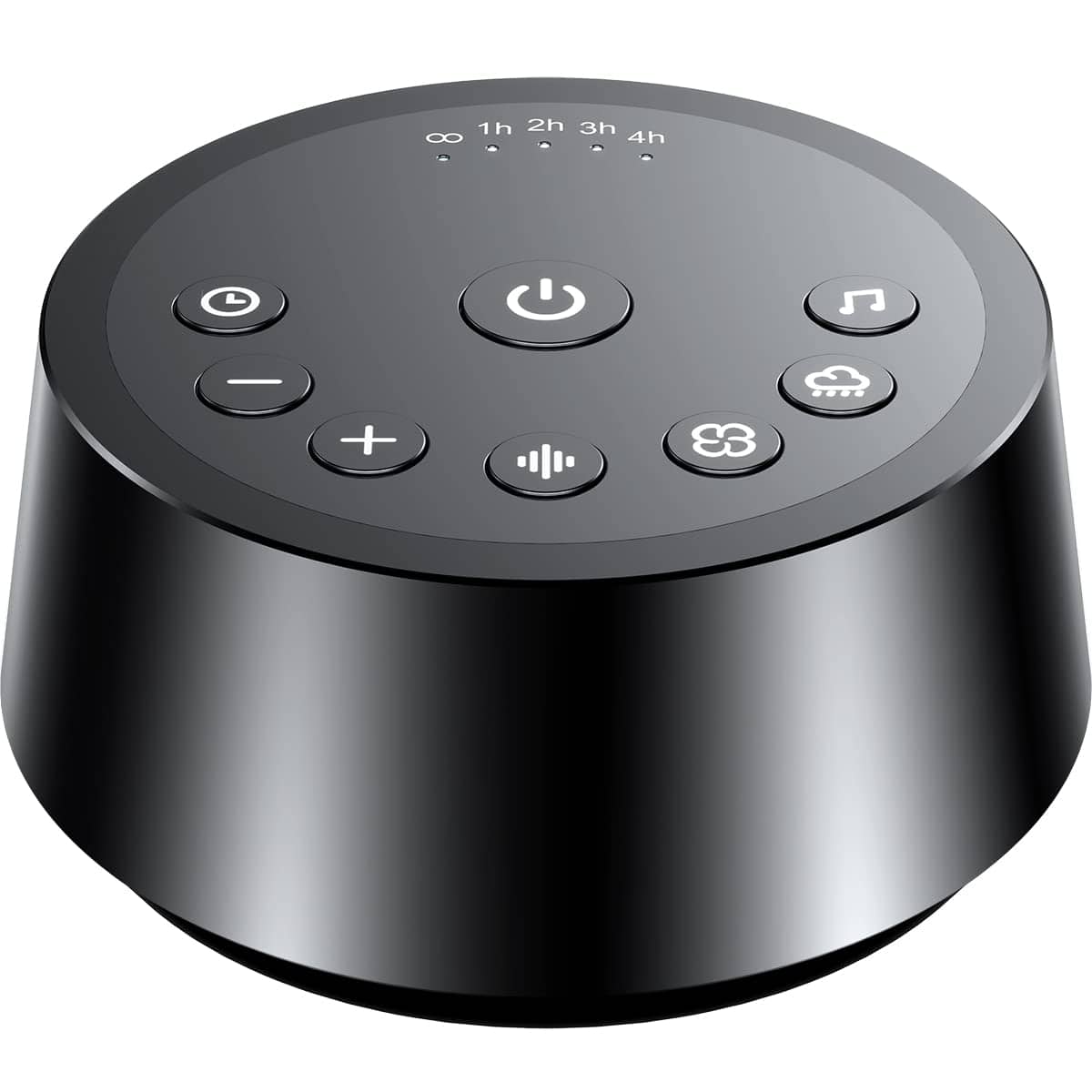 Cedar Assembly - Sound Machines Sleep Machine With 25 Sounds 32 Volume Levels 5 Timers And 4 Categories Memory Function Fo - Black