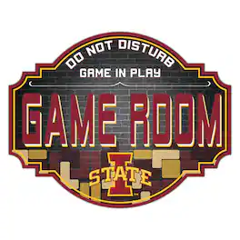 Fan Creations - Iowa State Cyclones 12'' Game Room Tavern Sign - Multicolor