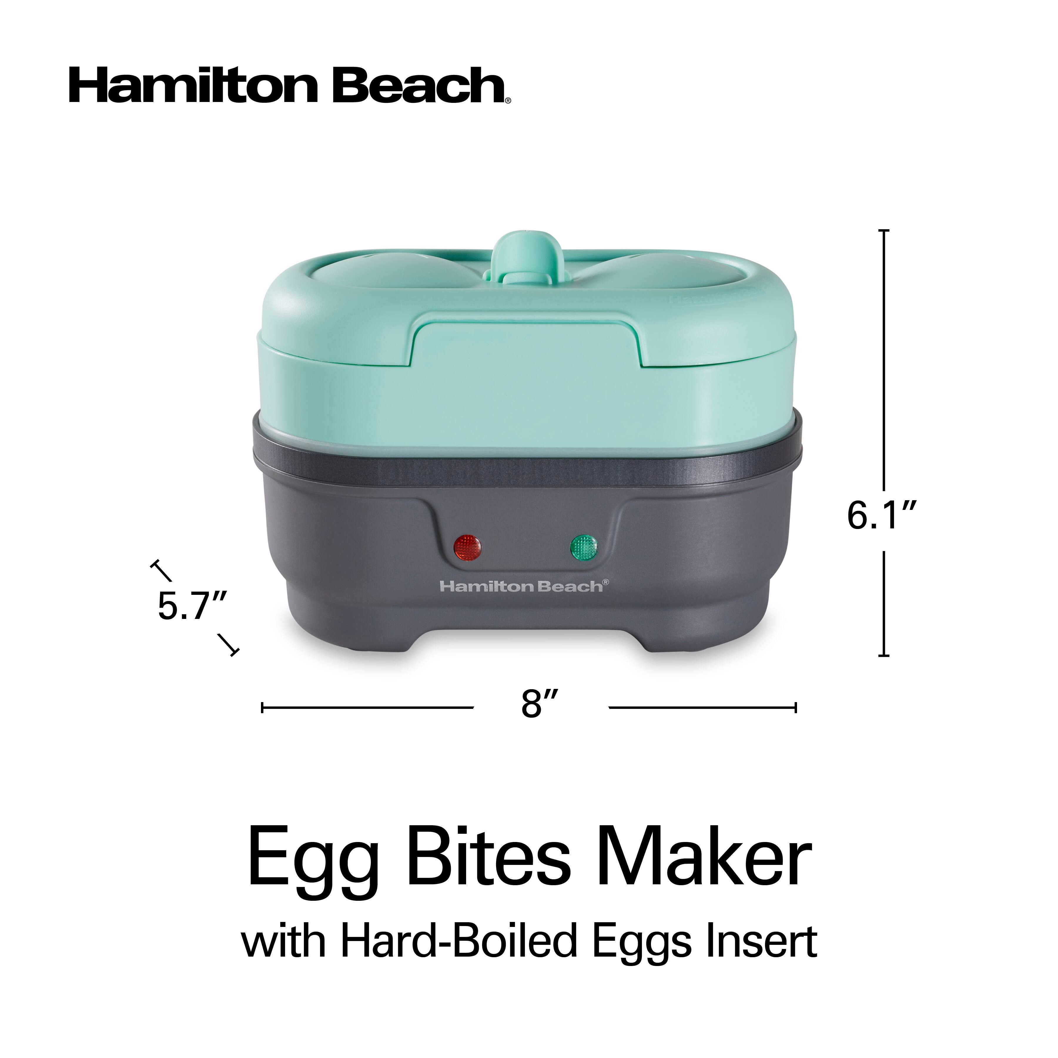 Hamilton Beach

Egg Bites Maker with Hard-Boiled Eggs Insert

6.1"  
5.7"  
8"