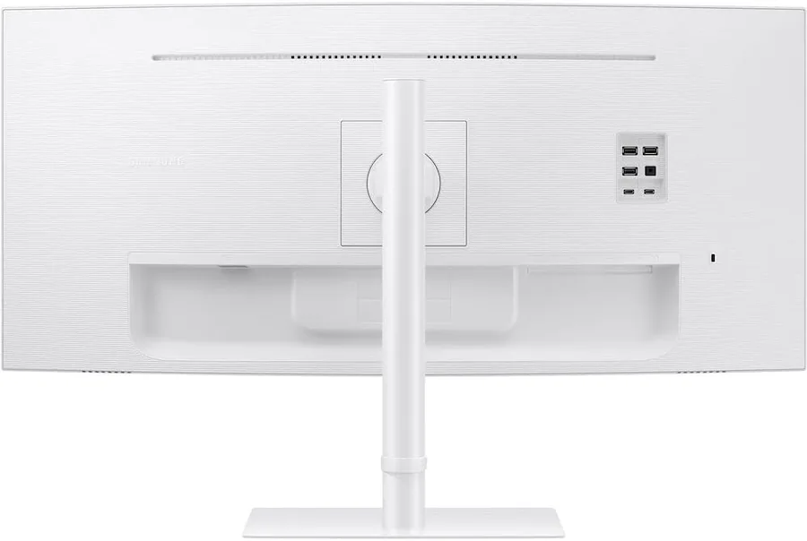 Vista alternativa 1. Samsung - Monitor Samsung ViewFinity S6 S65TC UWQHD VA de 34", HDR10, HDMI (LS34C654TANXGO) con concentrador DKZ y brazo de montaje único ErgoFlexy - Blanco.