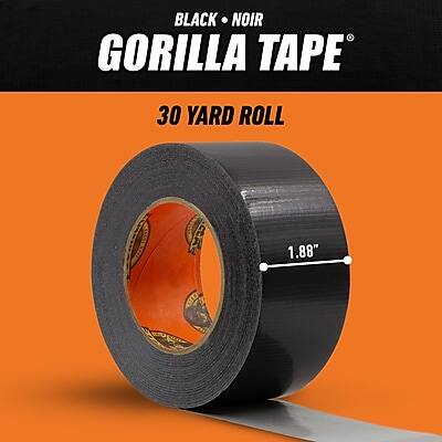 BLACK • NOIR  
GORILLA TAPE®  
30 YARD ROLL  
1.88"