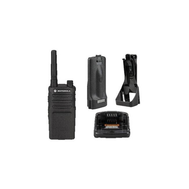 Alt View 3. Motorola - 6 Pack of Motorola RMM2050 Two way Radio Walkie Talkies - Black.