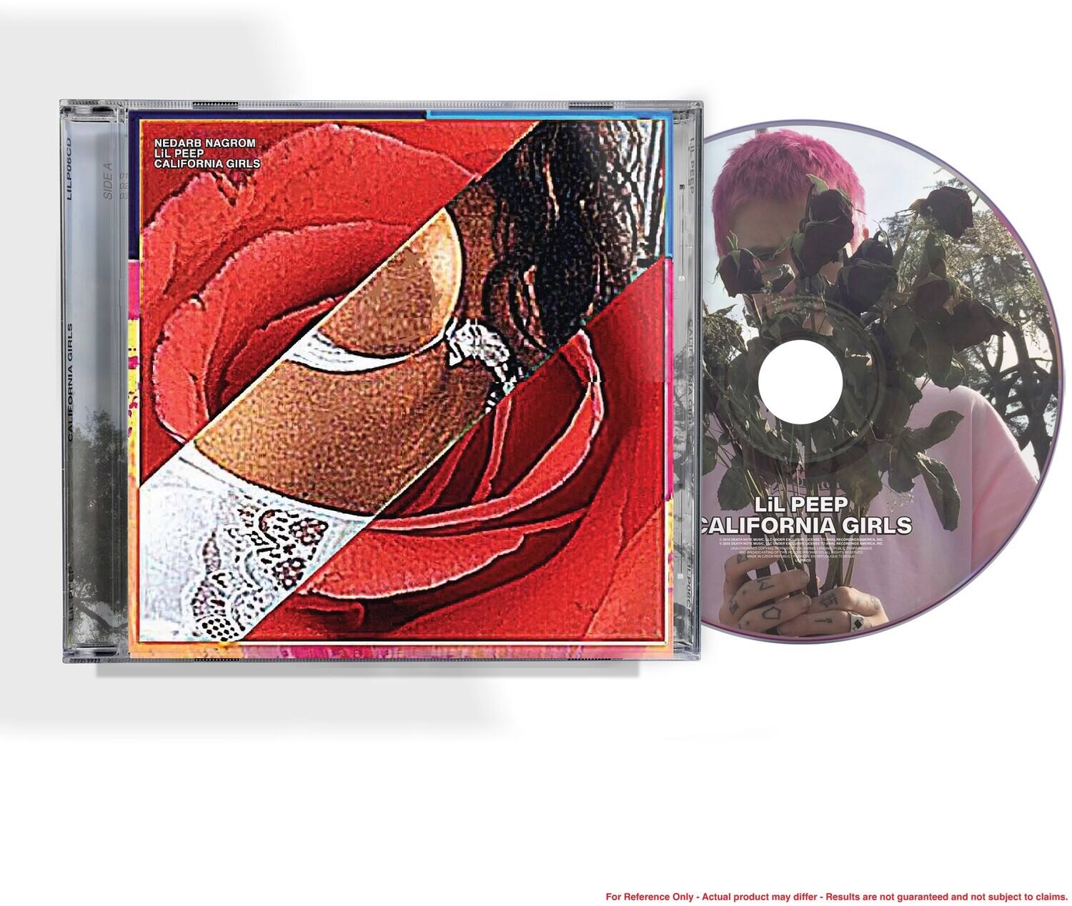 NEDARB NAGROM  
LIL PEEP  
CALIFORNIA GIRLS  

LIL PEEP  
CALIFORNIA GIRLS  

For Reference Only - Actual product may differ - Results are not guaranteed and not subject to claims.