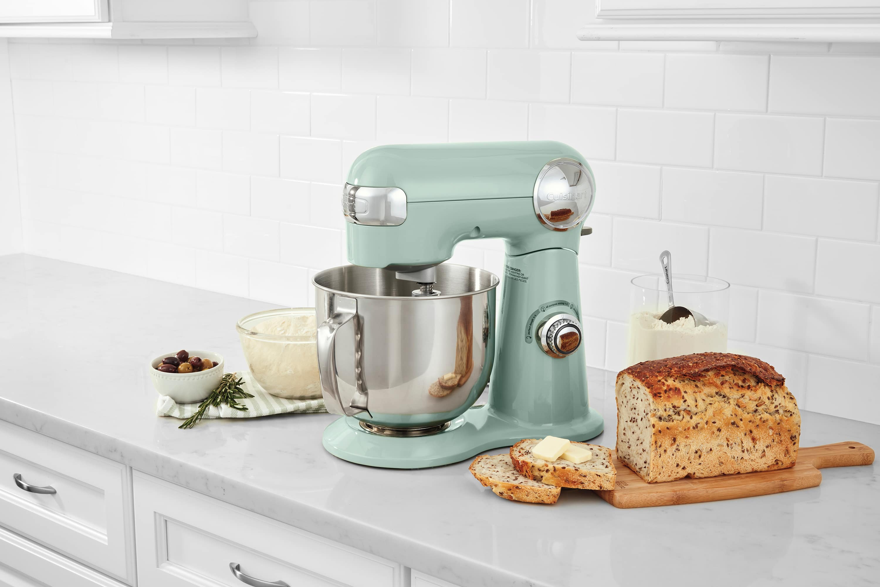 Alt View Zoom 16. Cuisinart - Precision Master 5.5 Quart Stand Mixer - Agave Green.