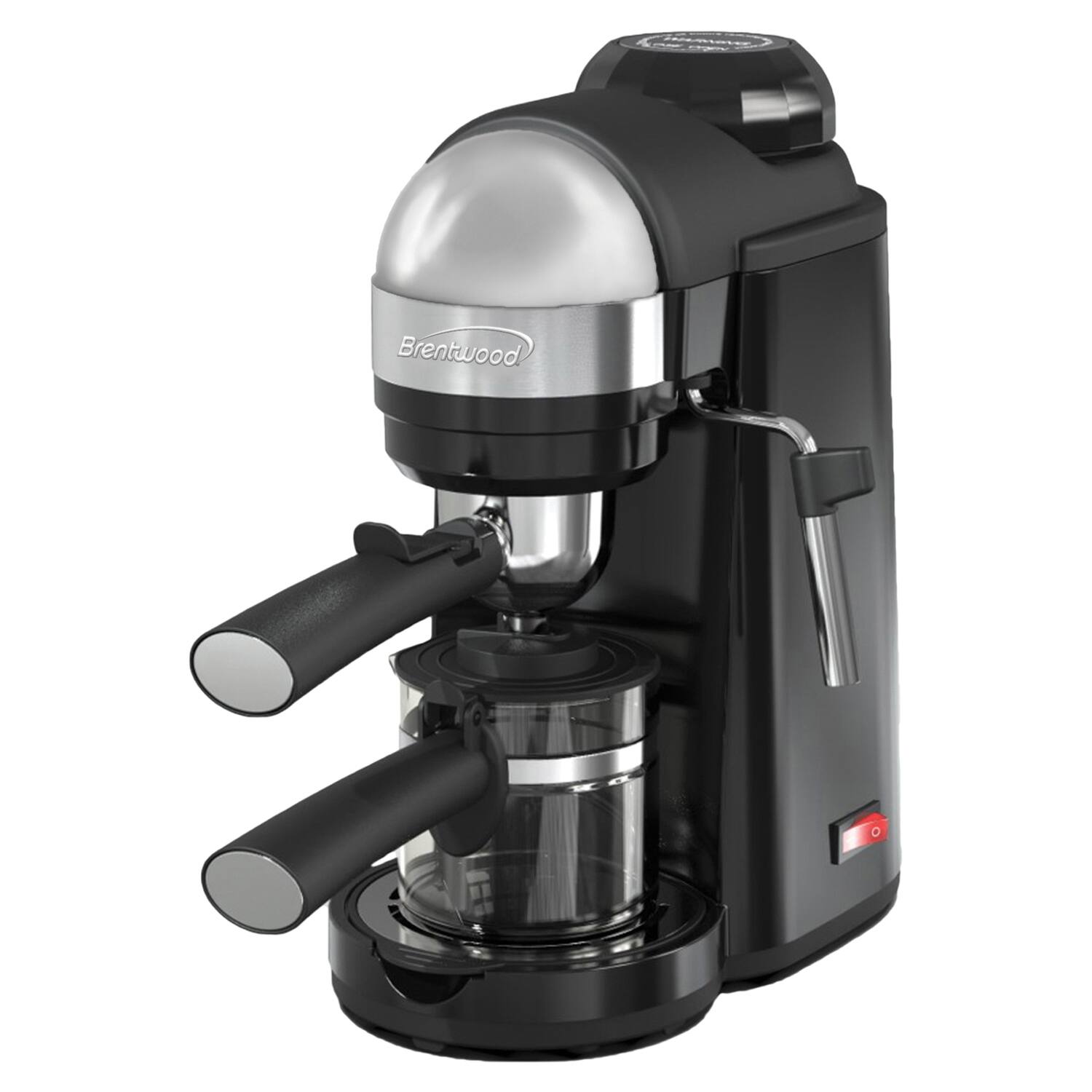 Alt View 1. Brentwood - Brentwood GA-135BK Espresso and Cappuccino Maker in Black - Black.