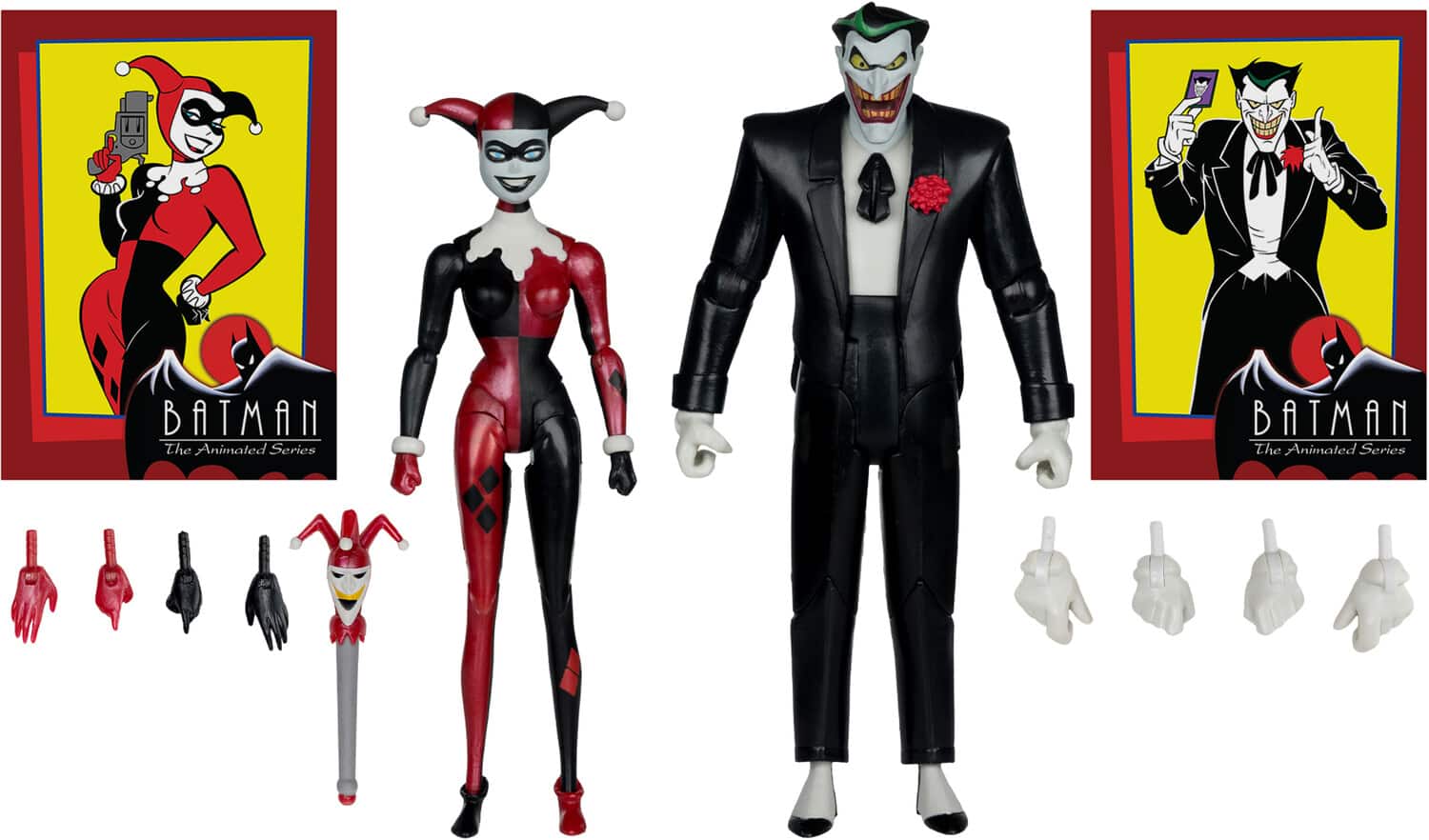CURE ソーンボールマン ソフビ 3体セット 箱付 CD付 キュア レア　希少 McFarlane Toys DC Direct – Batman The Animated Series – Harley
