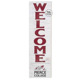 Keyscaper - NCAA - Pierce College Raiders 10'' x 35'' Indoor/Outdoor Welcome Sign - White