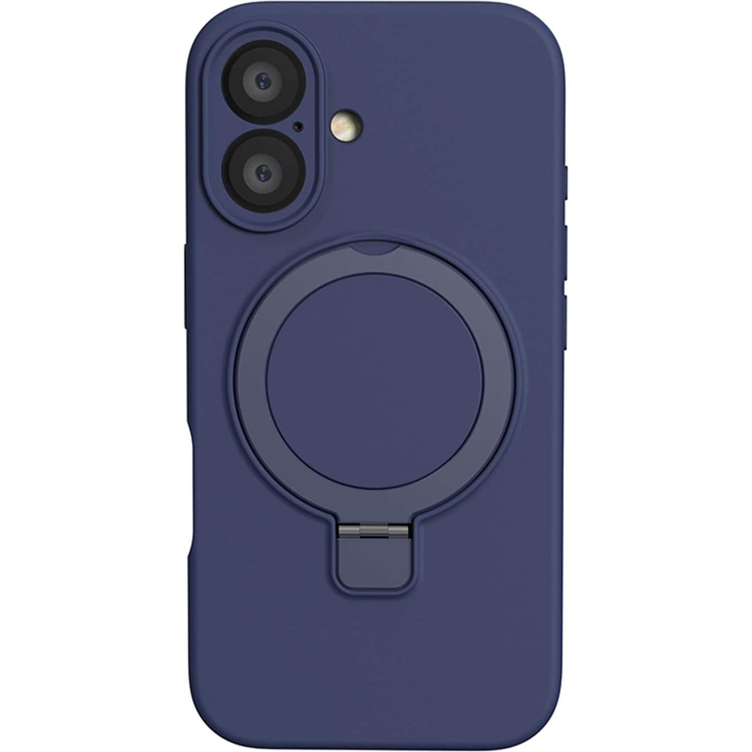Front. SaharaCase - Venture Series Silicone Case with MagSafe for Apple iPhone 16 - Midnight Blue.