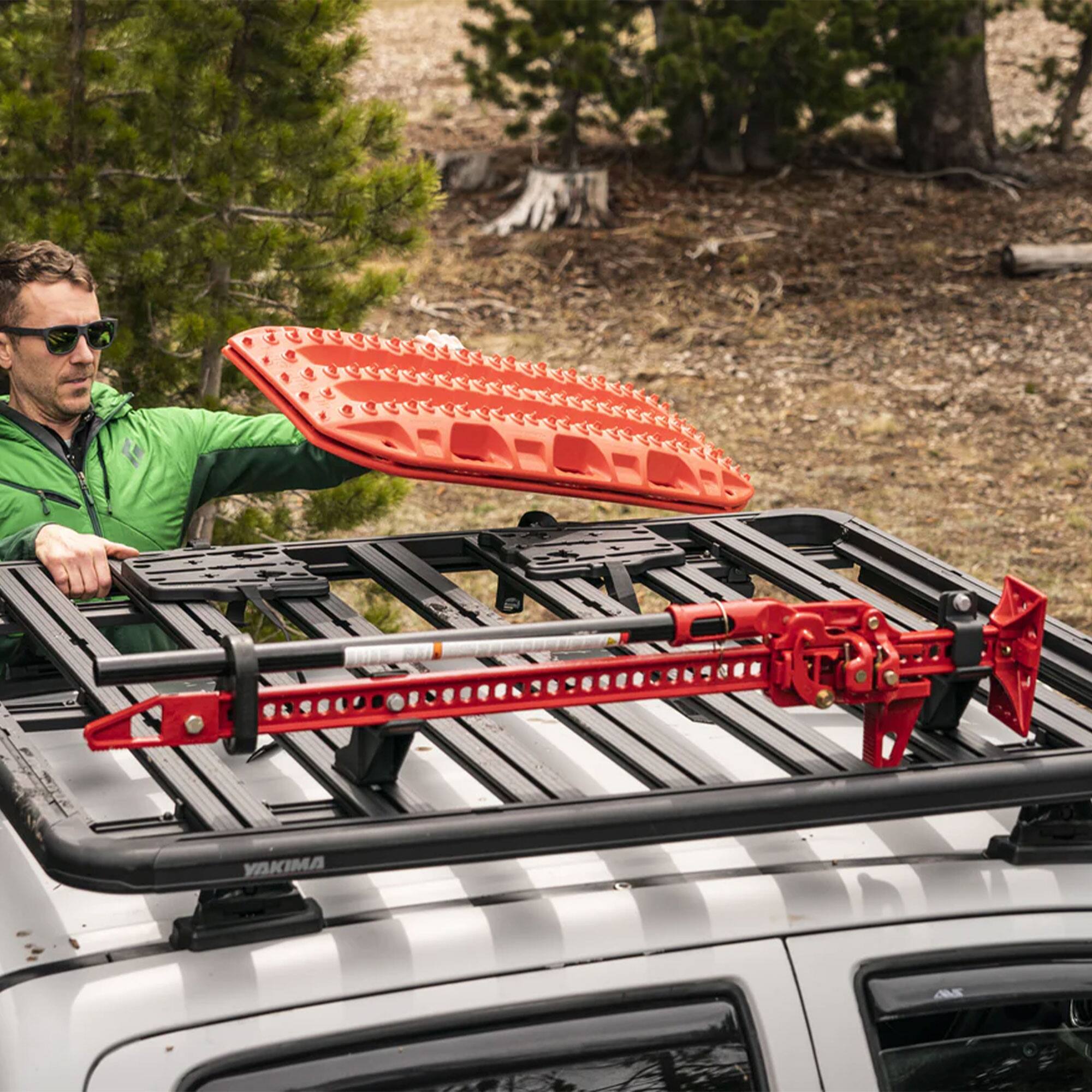 Alt View 8. Yakima - YAKIMA 84 by 49 Inch LockNLoad 3 Bar System Heavy Duty Roof Rack Platform, Black - Black.