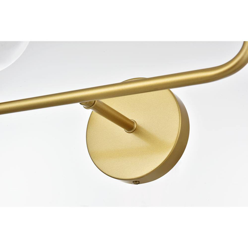 Living District - Genesis 2 light Bath Sconce - Brass And Clear price history on PriceWatchPro