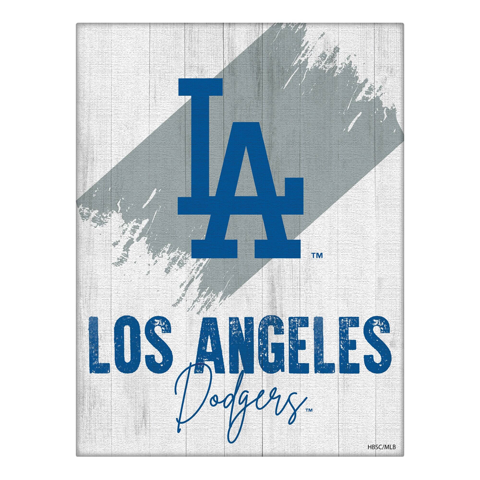 Los Angeles Dodgers 24" x 32" Team Canvas Wall Art