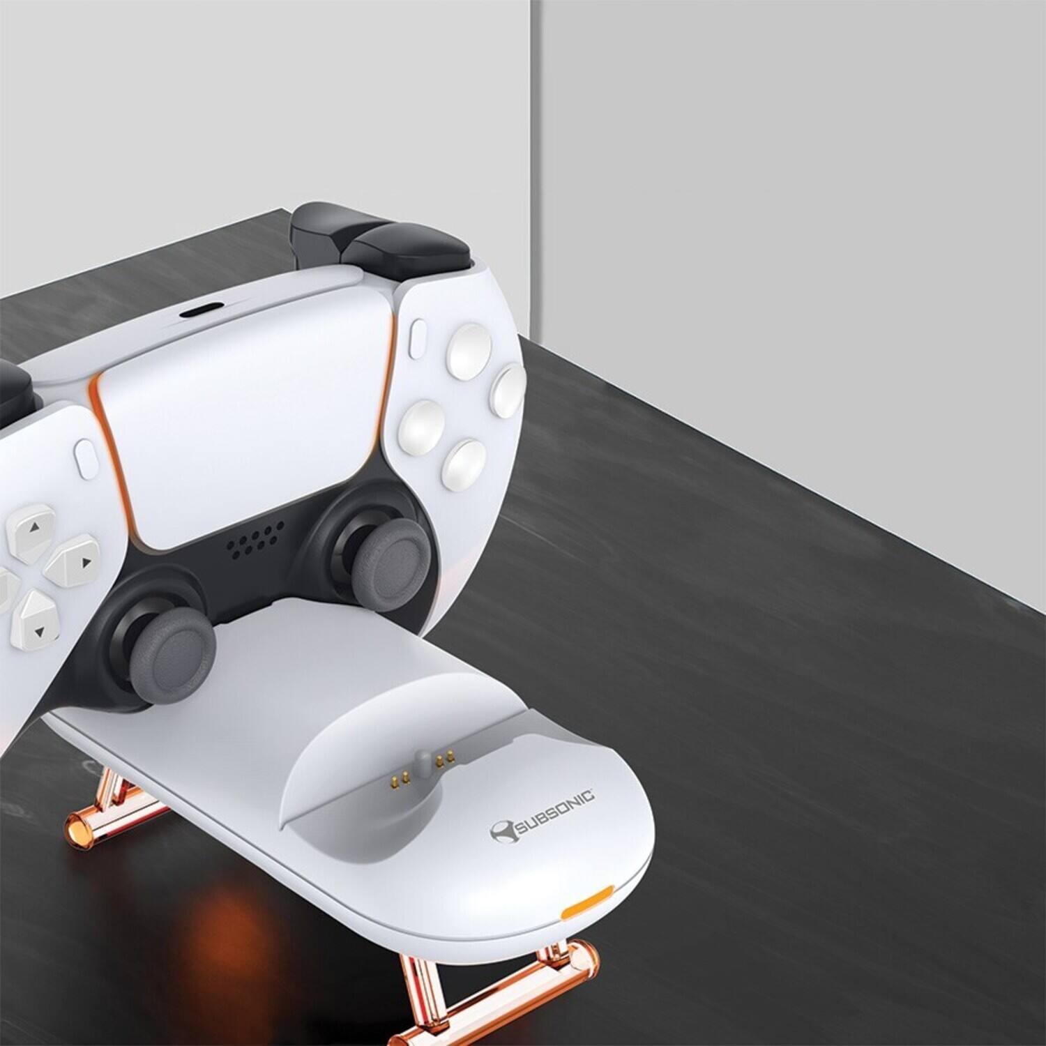 Alt View 1. Subsonic - Power - SURGE LED Dock Duo by Subsonic - Multicolor.