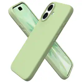 Ornarto - Designed for iPhone 17 Case 6.3", Liquid Silicone Soft Gel Rubber Shockproof Protective Case - Matcha