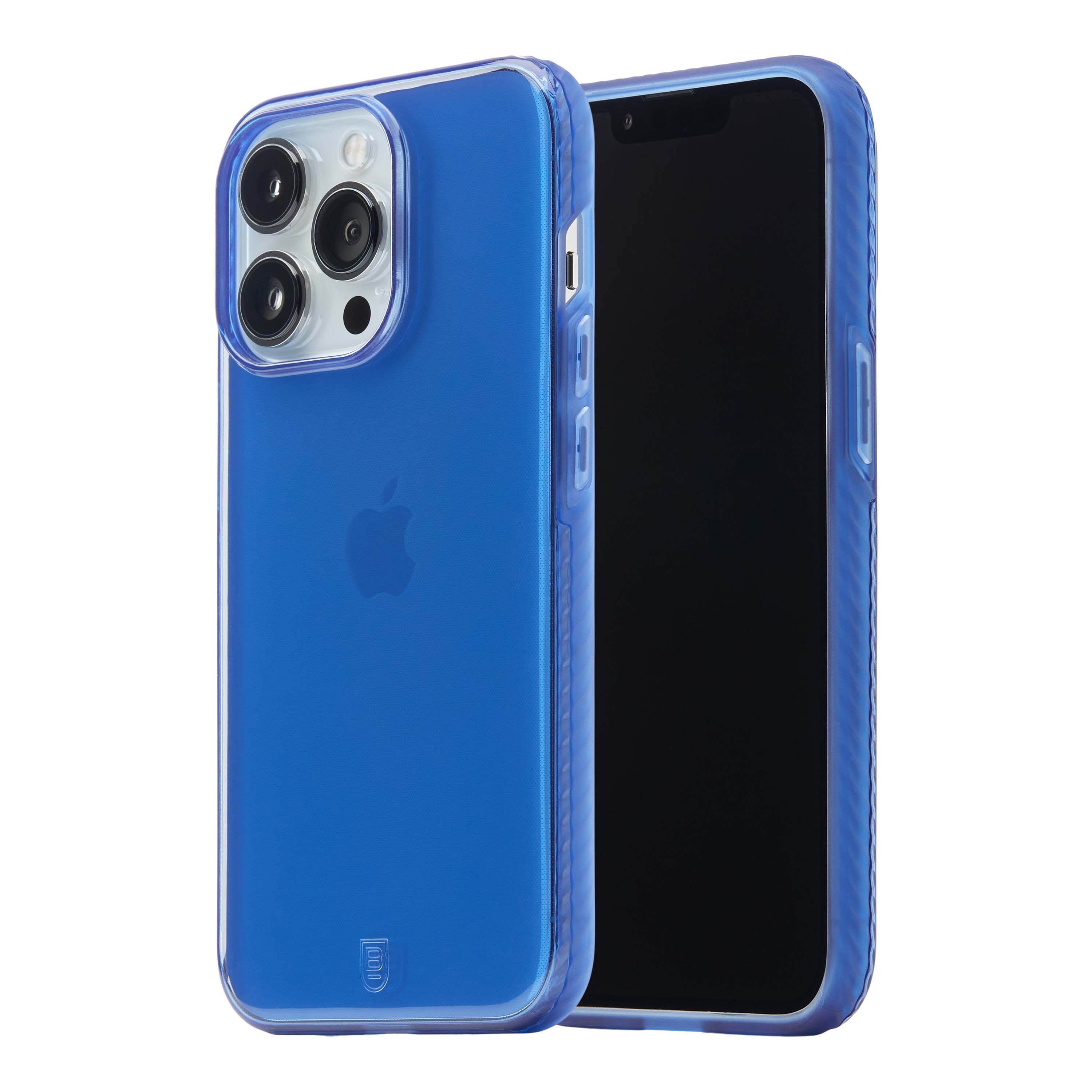 Front. BodyGuardz - Carve Case for Apple iPhone 13 Pro with Pureguard - Blue.