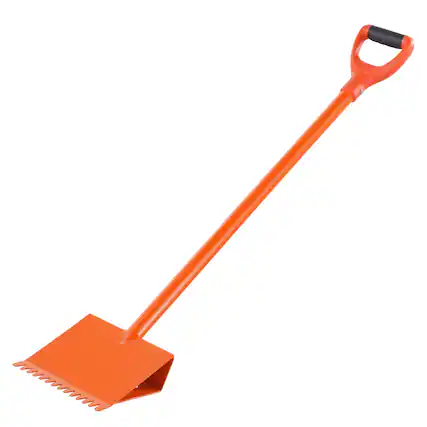 Front. LOVMOR - D Grip Shingle Shovel High Hardness Steel Roof Ripper Tool for Roofing Nail Removal.