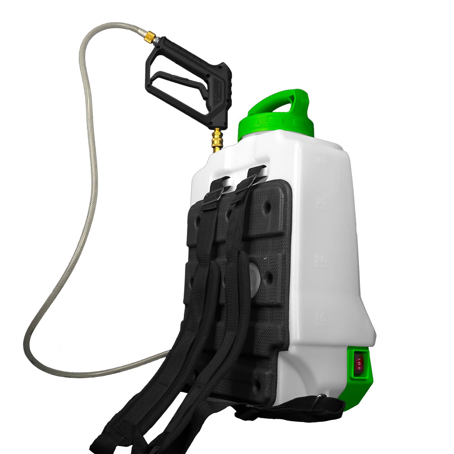 Alt View 1. Green Touch Industries - Green Touch Industries QA101 Strom 18 Volt Electric Backpack Yard Sprayer, 4 Gal - Neon Green.