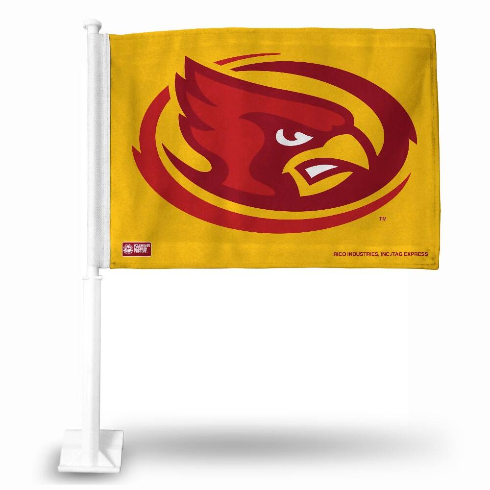 Rico Industries - Iowa State Cyclones 14x19 Double Sided Window Mount Car Flag - Multi