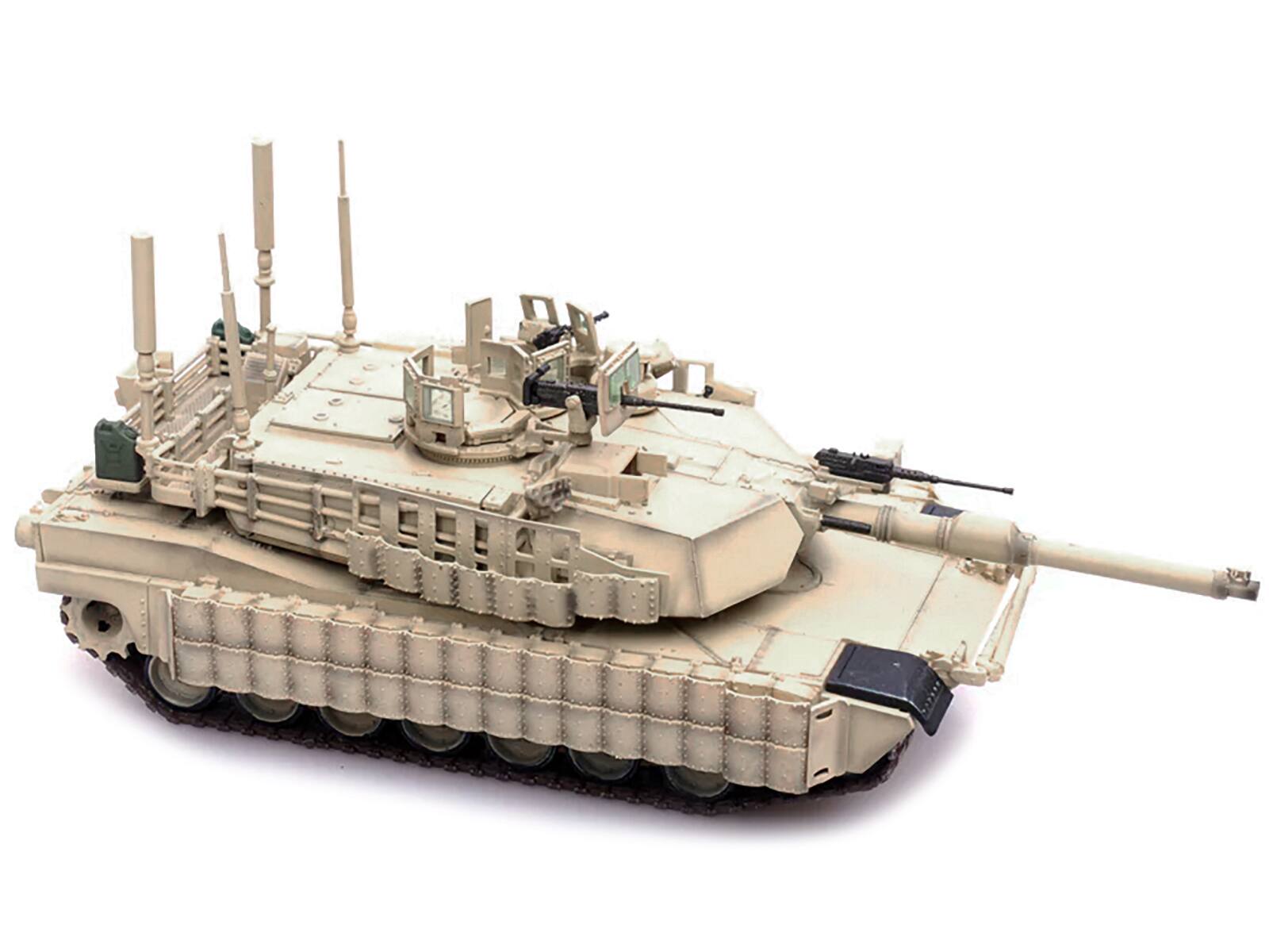 Alt View 5. Panzerkampf - General Dynamics M1A2 Abrams TUSK II MBT (Main Battle Tank) "Armor Premium" Series 1/72 Diecast Model by Panzerkampf.
