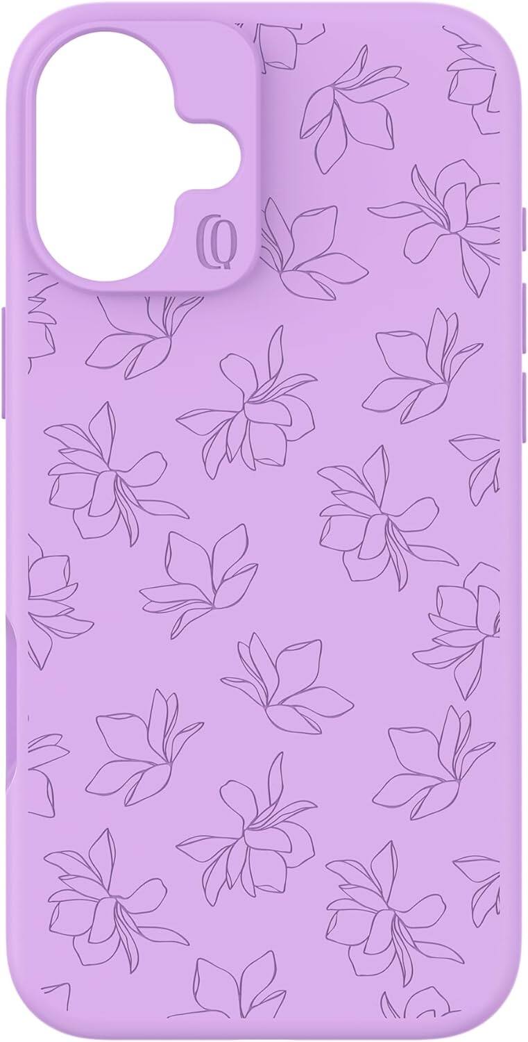 Front. Carson - Carson & Quinn Etched Silicone with MagSafe Case - iPhone 16 Plus - Pink.