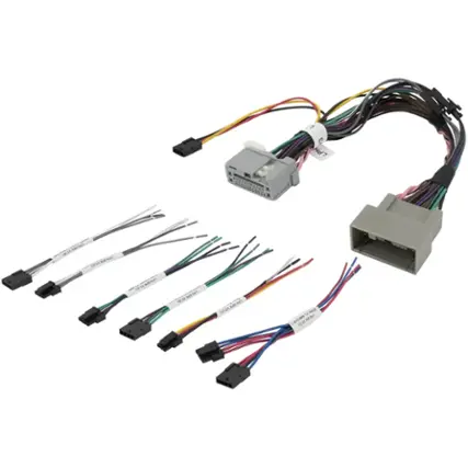 The image features a collection of wires and cords, including a bundle of wires and a variety of cords. There are also several connectors and wires, as well as a group of wires and cords. The wires are arranged in a way that suggests they are ready to be connected to a device.