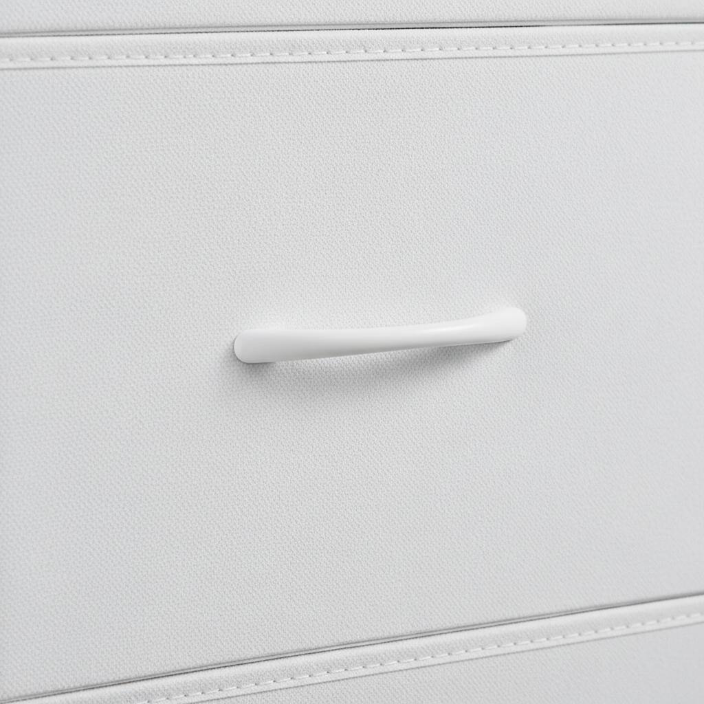 Left. AOITUN - Modern 4 Drawer Fabric Dresser, Chest of Drawer Organizer Storage Cabinet for Bedroom Clothes Closet, Entryway,White - White.