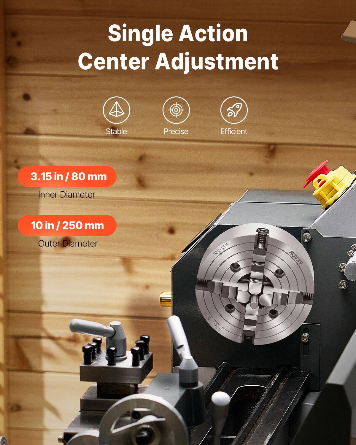 Single Action Center Adjustment

Stable Precise Efficient

3.15 in / 80 mm Inner Diameter

10 in / 250 mm Outer Diameter

02-STM BOVEV 00R EC