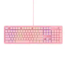 JLab - Nightfall Full-Size Wired Gaming Keyboard - Pink