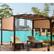Alt View 1. Gymax - Gymax 12' x 9' Pergola Kit Metal Frame Gazebo Canopy Cover Patio Shelter - Beige, Dark Brown, Black.