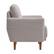 Alt View Zoom 11. CorLiving - Clara Modern Armchair - Light Gray.