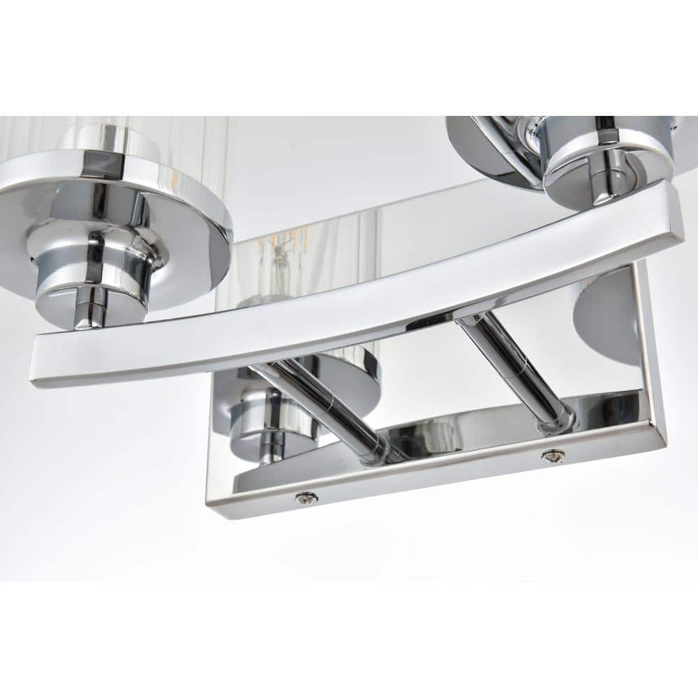 Living District - Saanvi 2 light Bath Sconce - Chrome And Clear price history on PriceWatchPro