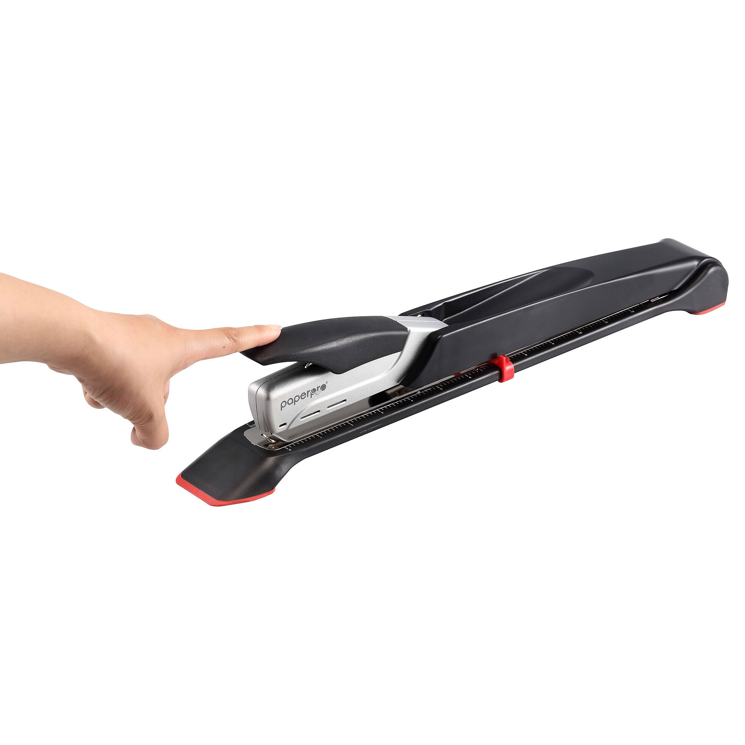 Alt View 1. Bostitch - Bostitch Long Reach Stapler, 25 Sheet Capacity, Black/Silver (PPR1610) - Black.