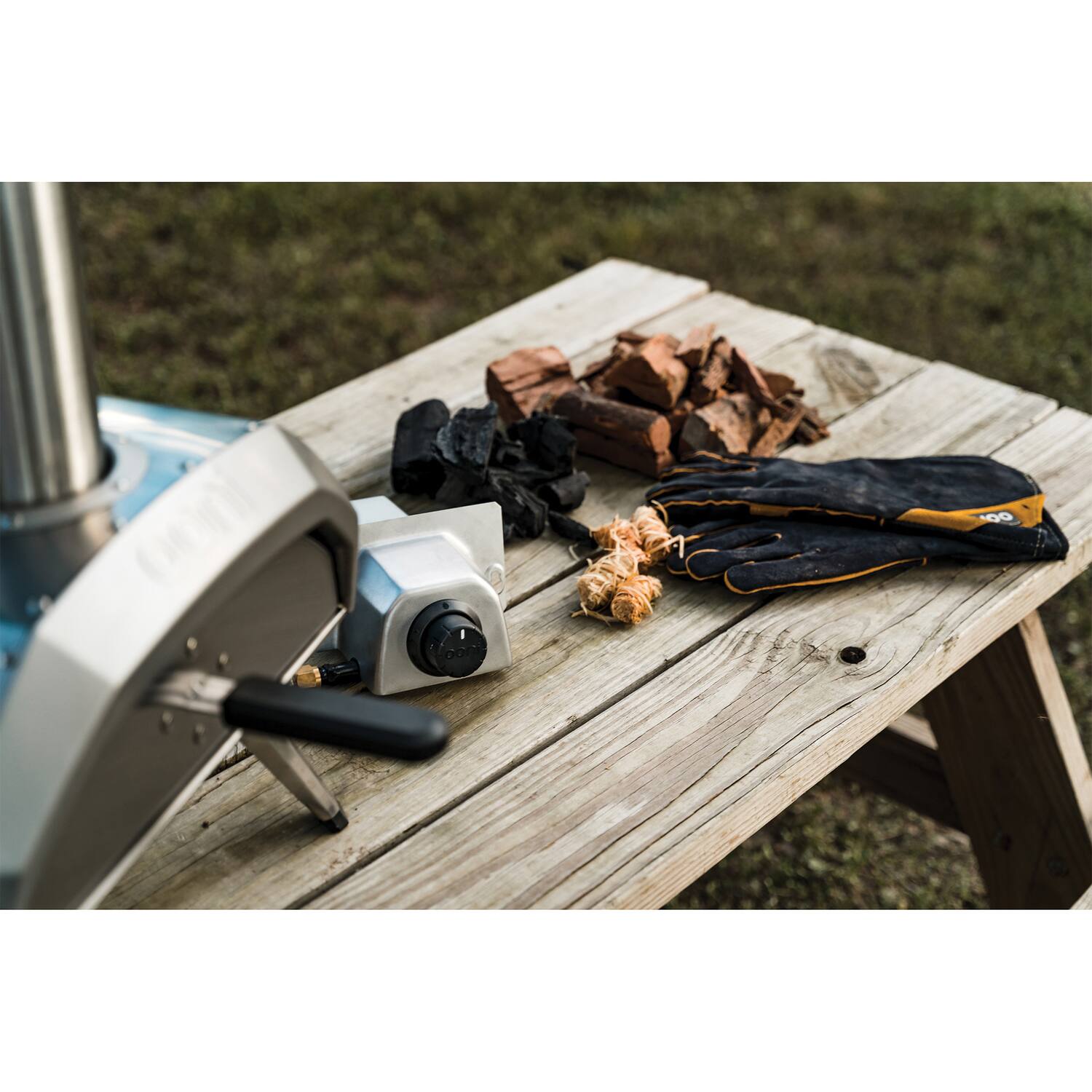 Alt View 1. Ooni - Karu 12 Gas Burner - Silver.