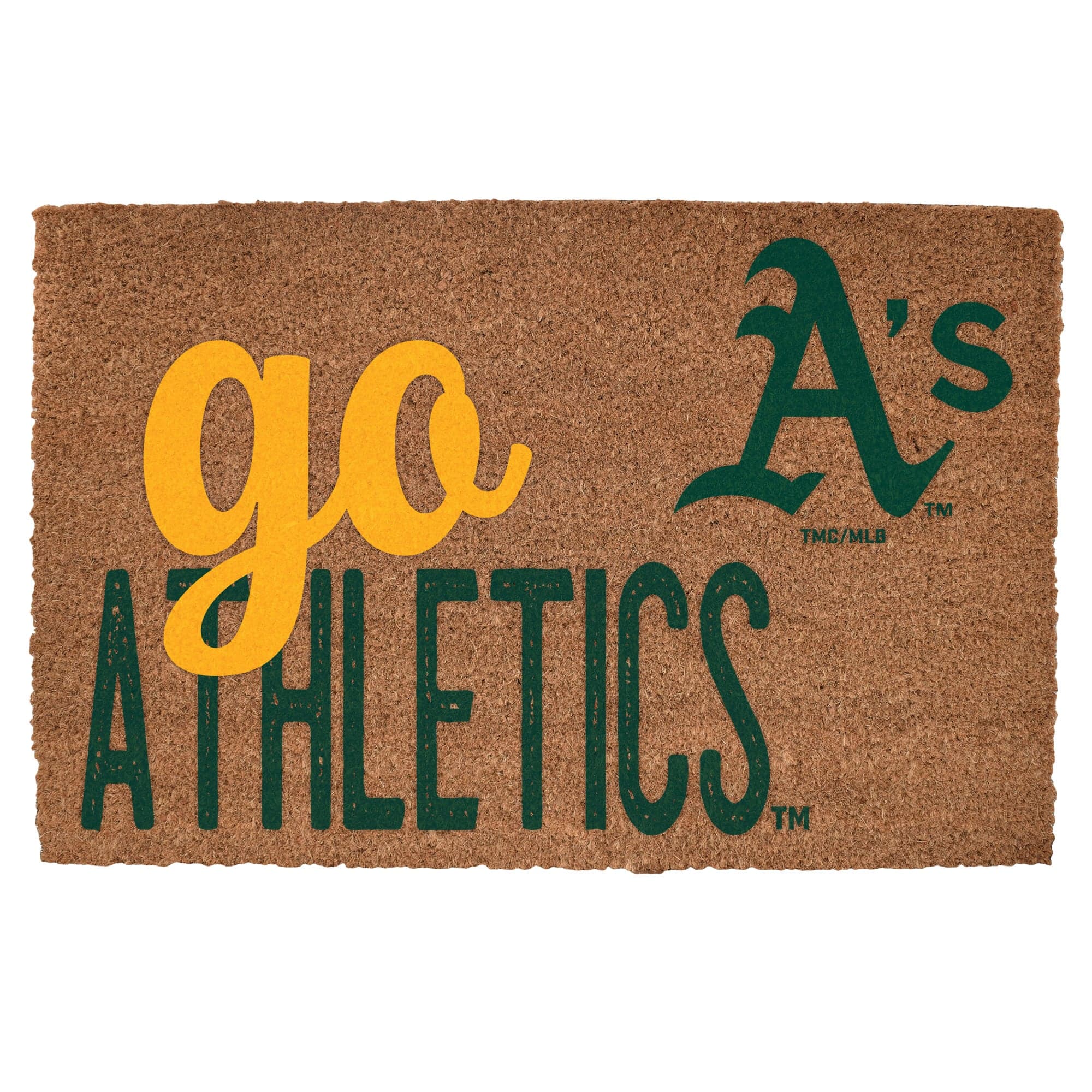 The Memory Company - Athletics 20" x 30" Go Team Coir Door Mat - Multicolor