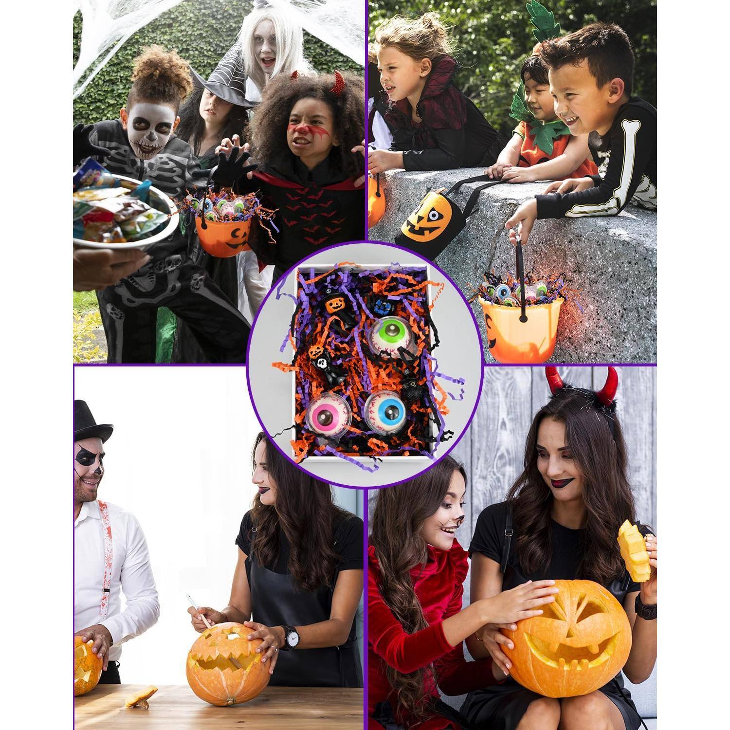 Alt View 7. Paradigms Interiors - Crinkle Cut Paper Shred Filler Packing Grass Cushion For Thanksgiving Gift Confetti Box Bag Basket Filling ... - White.