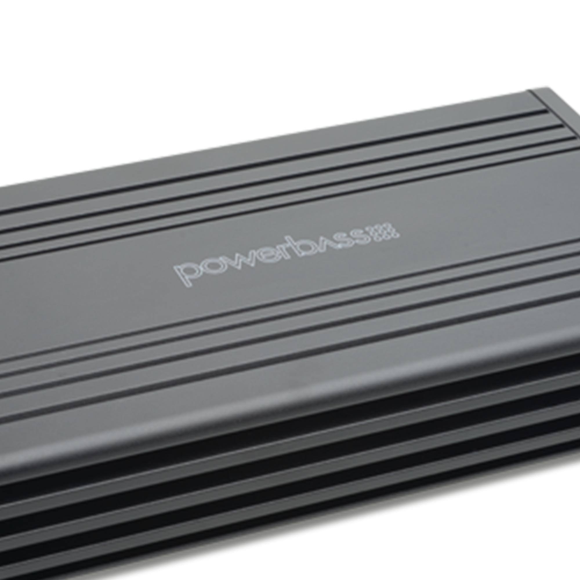 Alt View 2. Powerbass - PowerBass PB-90.4 - 90Watt x 4 @ 2 Ohm Amplifier - Black/Gray.