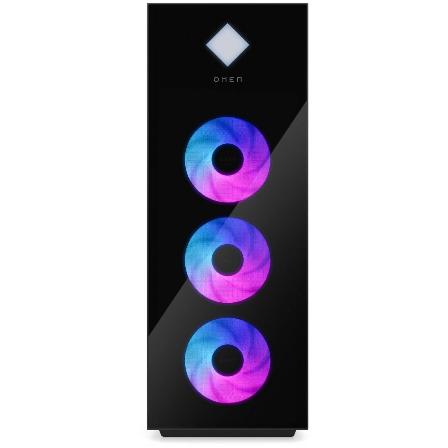 Alt View 1. HP - OMEN 45L GT22-3000I Intel Ultra 7 265K 3.3 GHz 32GB DDR5 1TB SSD NVIDIA GeForce RTX 5070 Windows 11 Home Gaming Desktop - Black.